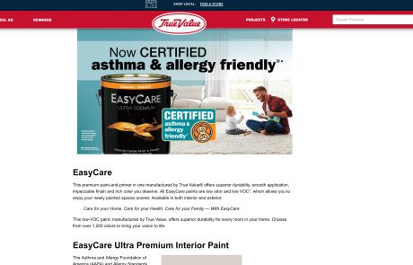 True Value Landing Page