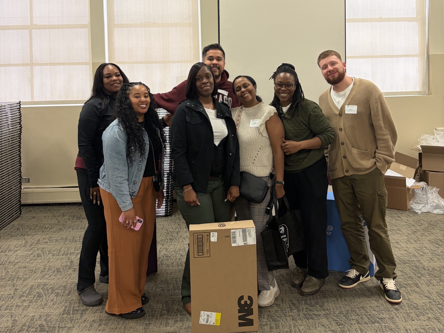 -friendly-certified-partner-donations-chicago-asthma-consortium-2026.jpg Alt text: Rachelle Paul-Brutus, Executive Director of the Chicago Asthma Consortium, with Certified partner product donations at the 2026 Community Health Worker Educational Forum